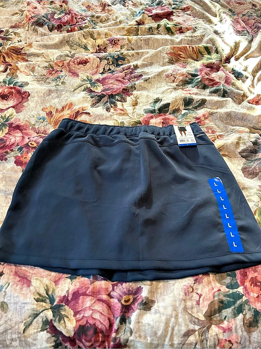 Mondetta High Rise Walking Skort Blue Large NWT